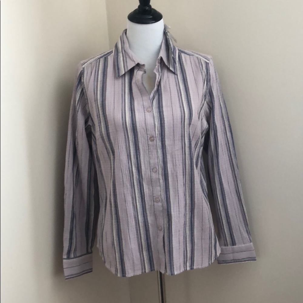 Architect Purple Button Up